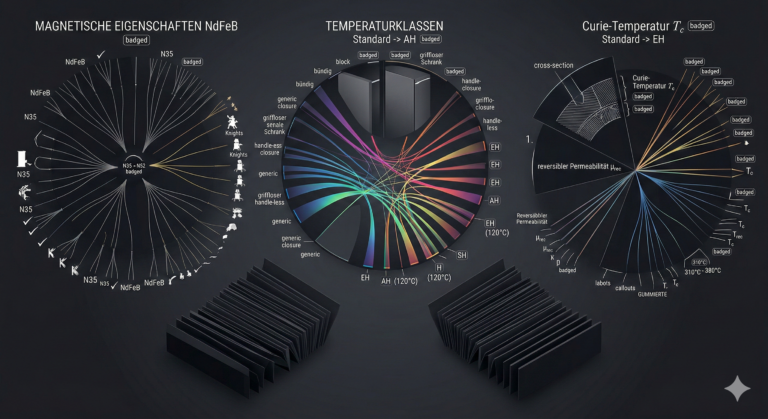 Magnetische Eigenschaften von Neodym-Magneten