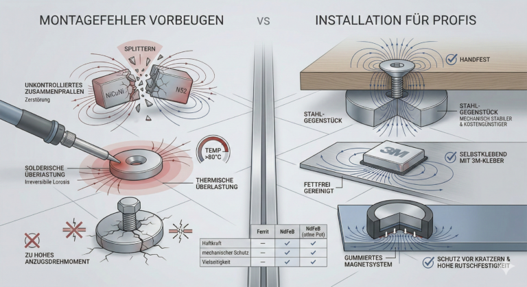 Montagefehler bei Magneten vermeiden So installieren Sie wie ein Profi