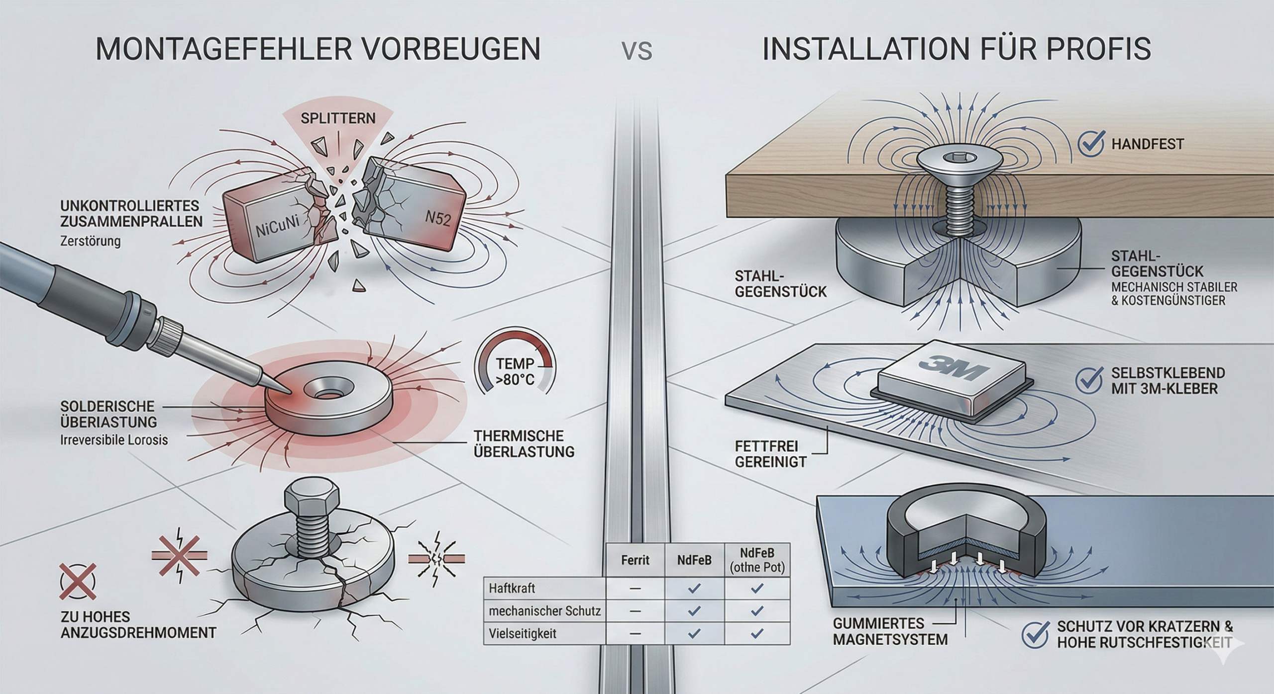 Montagefehler bei Magneten vermeiden So installieren Sie wie ein Profi