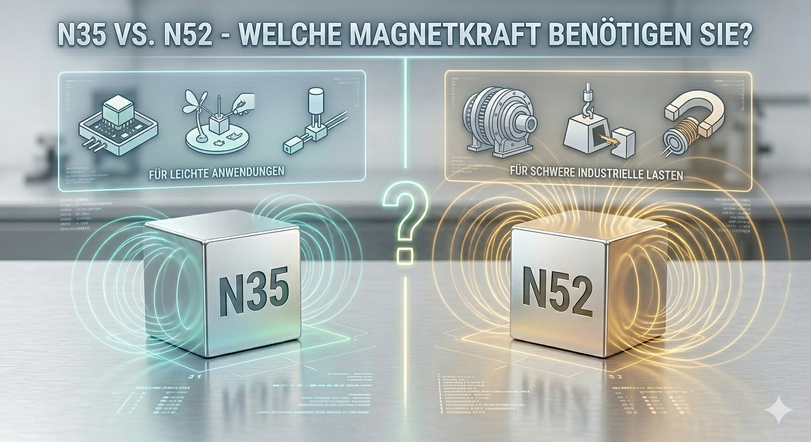 Neodym-Güteklassen erklärt N35 vs. N52