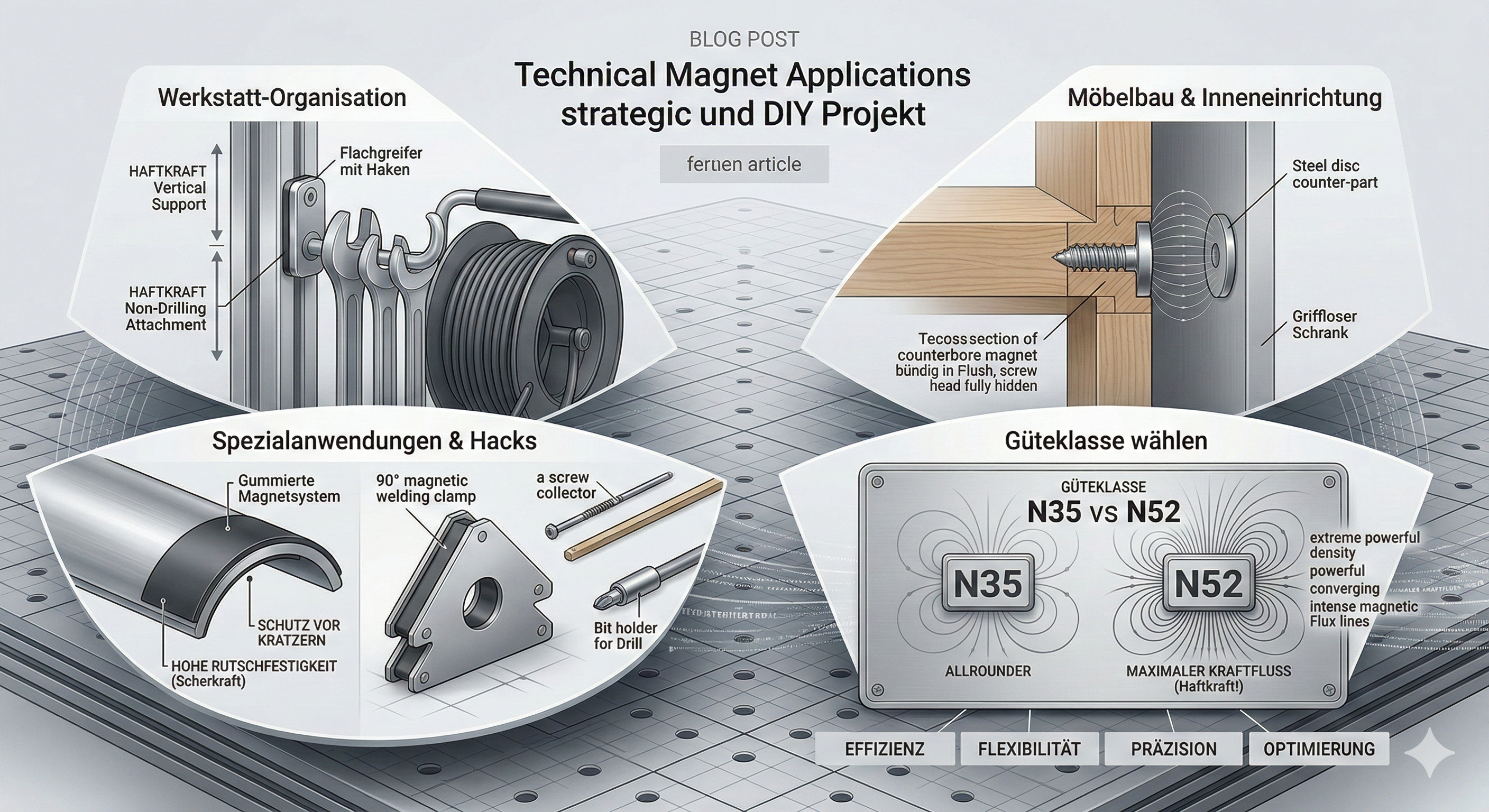 Neodym-Magnete für Heimwerker